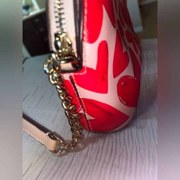 Kate Spade Spencer Ever Fallen Heart’s Sm Domed Crossbody Used - Picture 10 of 16